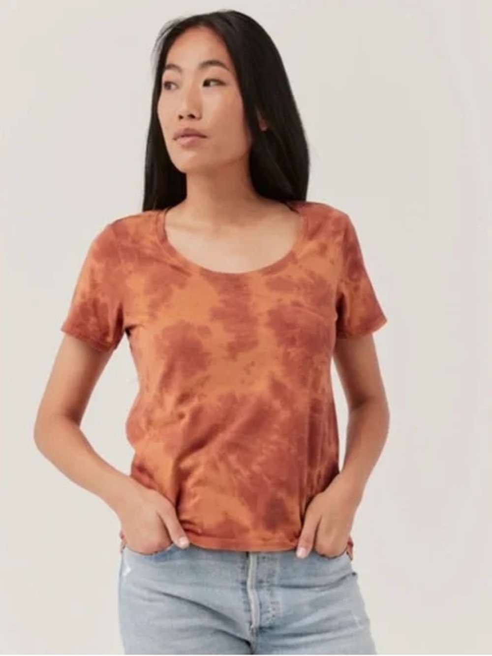 NWT pact organic cotton tie dye shirt size XL womens